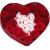 Коробочка "Сладкая любовь" розы и раффаэлло