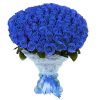 101 синя троянда фото букета