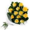 букет 11 жовтих троянд