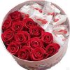 Солодка коробочка троянди та рафаелло