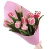 букет 11 рожевих тюльпанів
