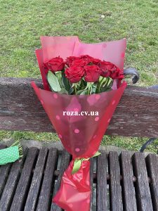 картинка букет червоних троянд