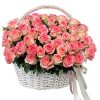фото 51 роза “Джумилия” в корзине