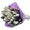 Фото товара 31 тюльпан "Весенний ветер" в квадратной коробке у Чернівцях