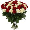 Фото товара Микс розовой розы и альстромерии у Чернівцях