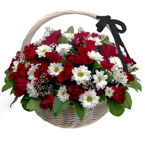 корзина цветов на похороны в Черновцах