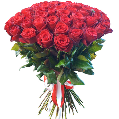Фото товара 51 червона троянда у Чернівцях