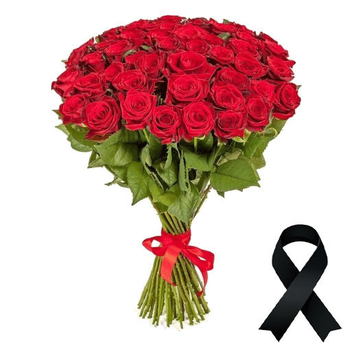 Фото товара 50 красных роз у Чернівцях