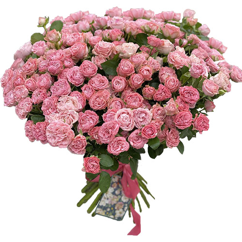 Фото товара 33 кустовые пионовидные розы у Чернівцях