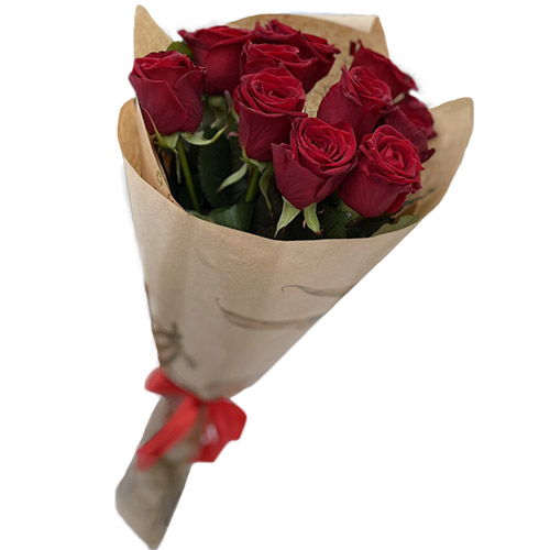 Фото товара Букет красных роз 11 шт у Чернівцях